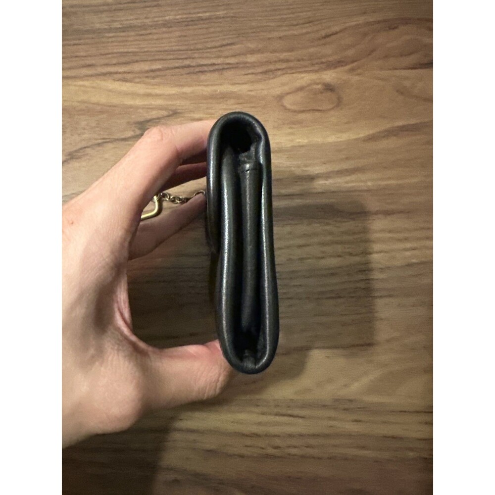 Vintage 90s Coach Multifunction Wallet Key Case Vintage Style 7219 Black Leather - Picture 3 of 5